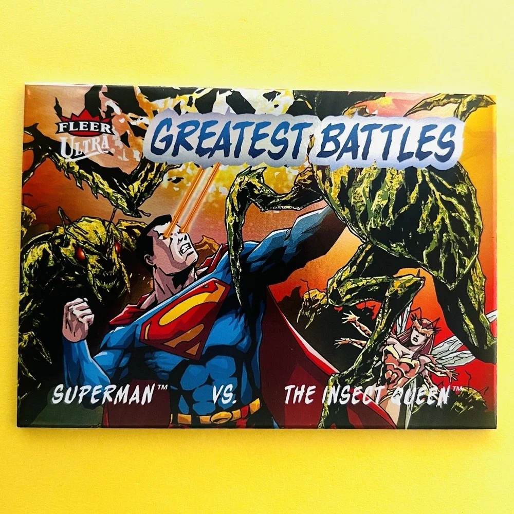 2025 Fleer Ultra Superman Greatest Battles GB-22 Insert